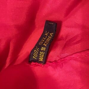 Large 100 silk. Made in korea vintage scarf / handkerchief by ashear